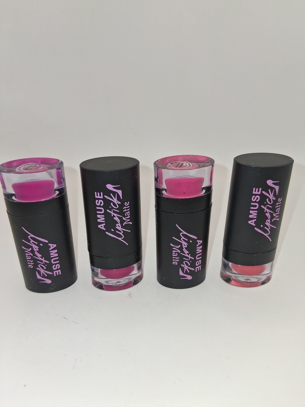 Muse Matte Lipstick Set — Bright Pink & Rose Tones